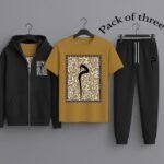 M Black & Orange 2-Piece Set