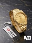 “TOMI Luxury Gold Analog Quartz Watch”