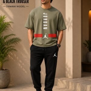 Jordan Drop Shoulder T-Shirt & Trouser Set