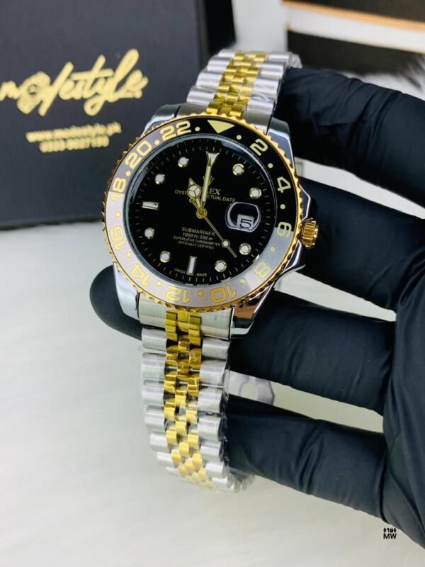 Royal Black Gold GMT Watch